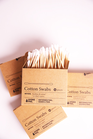 Bamboo and cotton ear buds